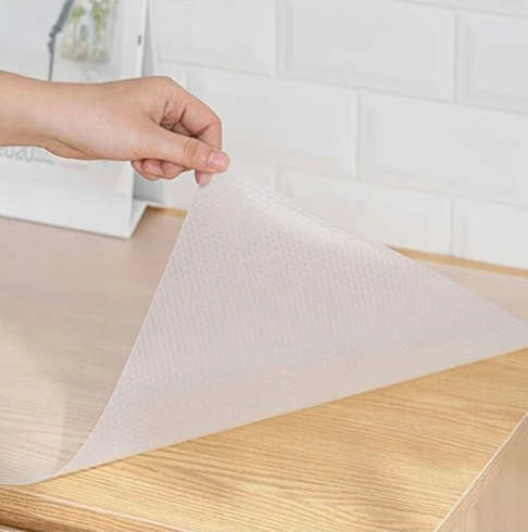 MORLİDO Kaydırmaz Şeffaf Dolap Içi Ve Çekmece Içi Örtüsü 1000 X 45 Kalite 5